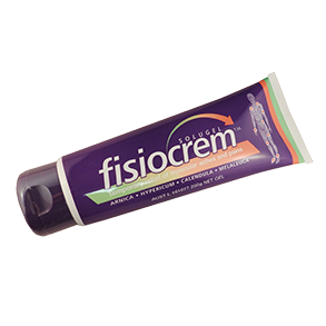 FisioCrem is a natural massage cream, made of natural flower extracts and melaleuca oil, which can be used to relieve muscle aches and pains.
