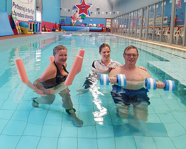 Hydrotherapy involves hands-on techniques such as joint mobilisations, soft tissue manipulation and stretching of neural and muscular tissue.